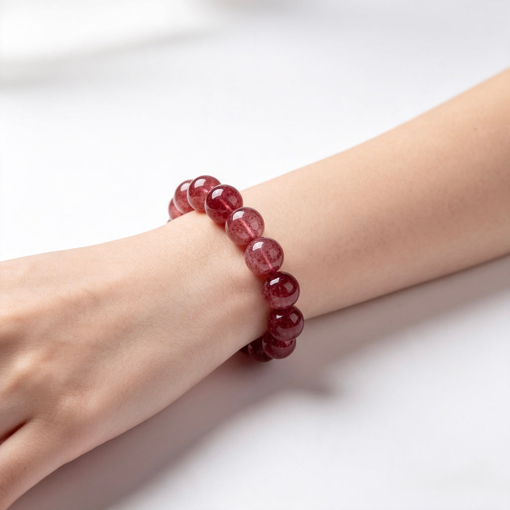 Strawberry Quartz Bracelet