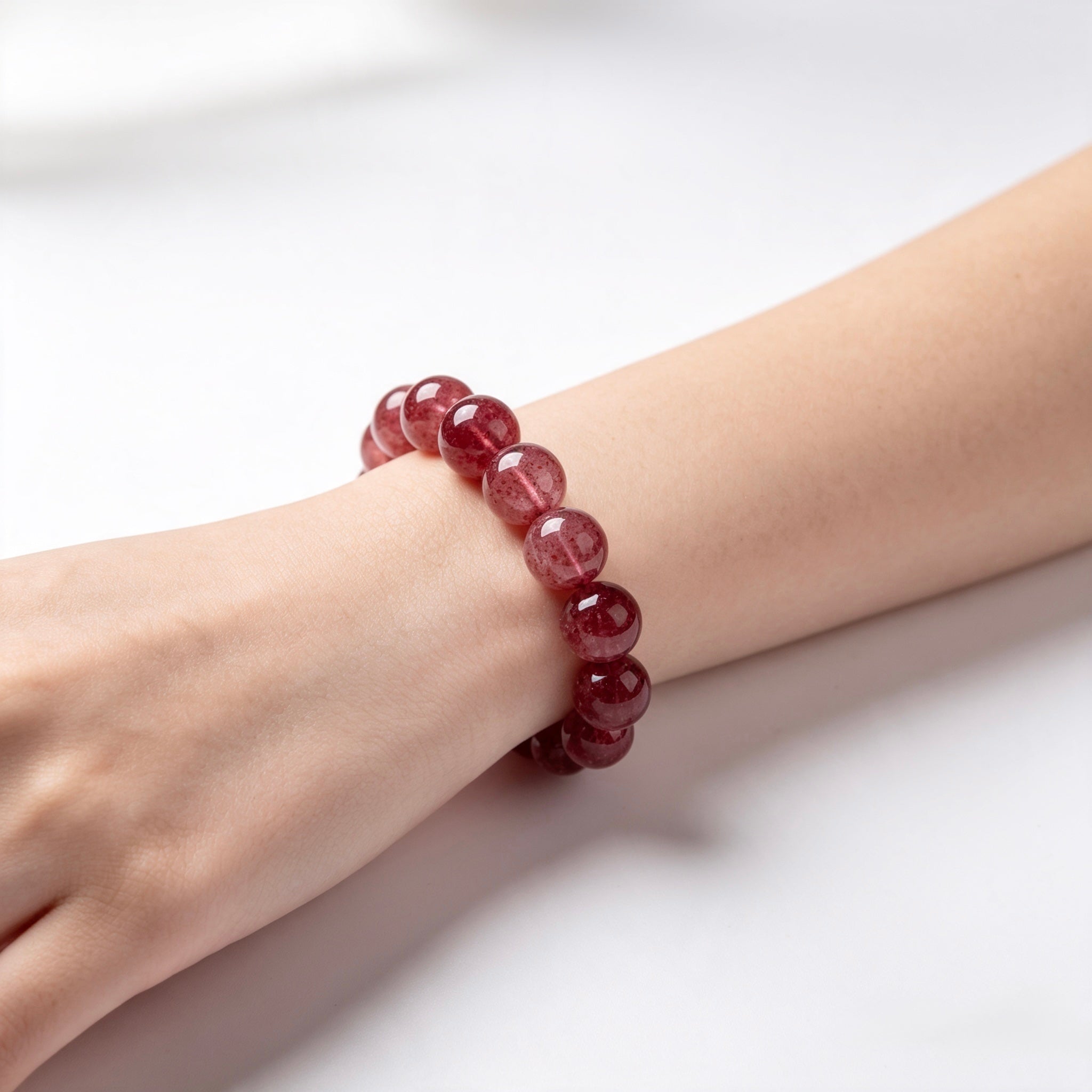 Strawberry Quartz Bracelet