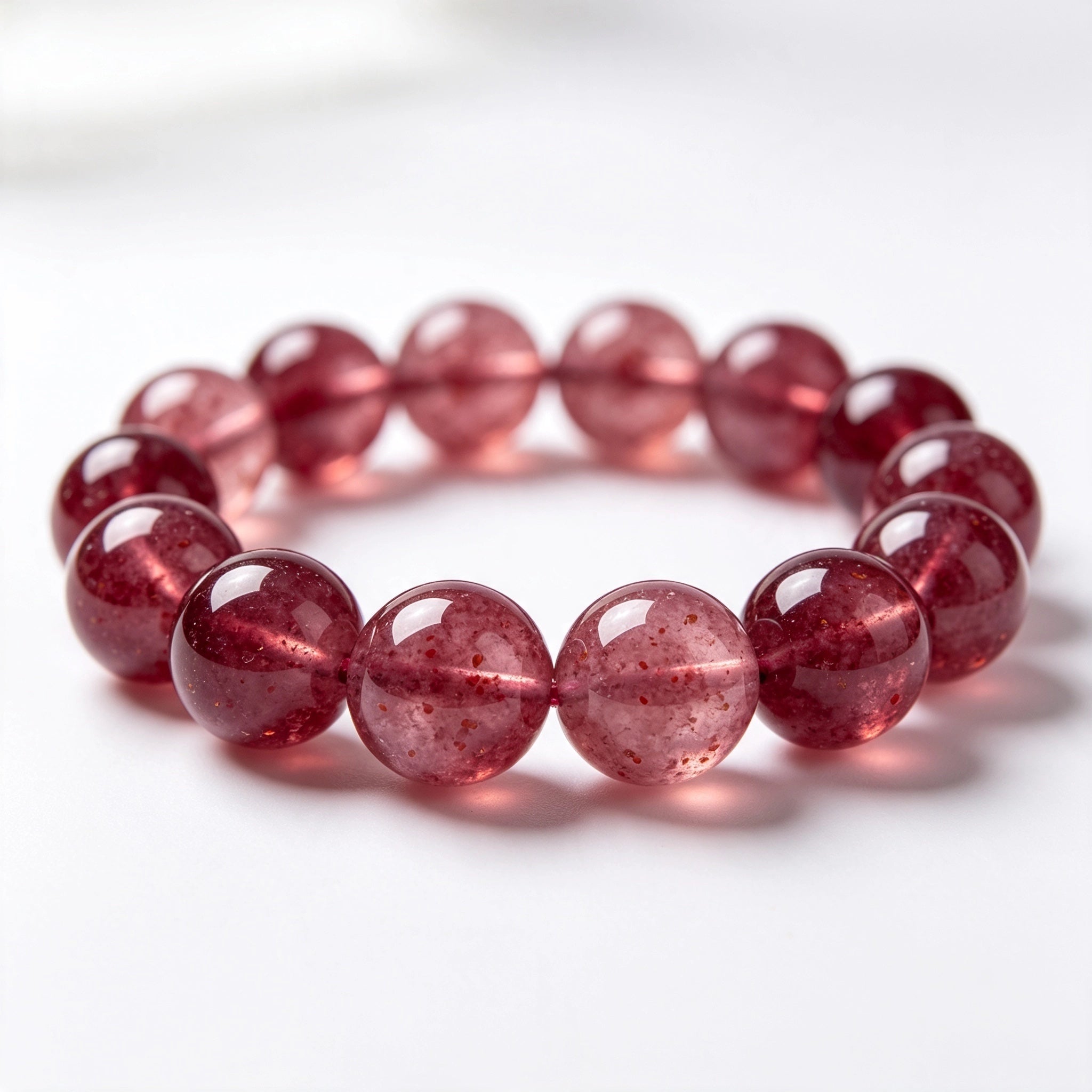 Strawberry Quartz Bracelet